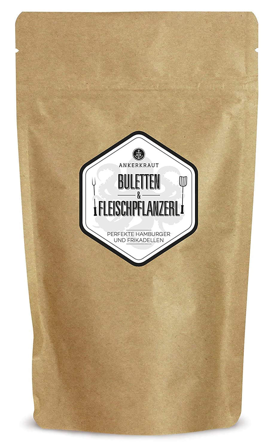 Ankerkraut Bulettes & Fleischpflanzerl, Gewürzmischung für Buletten und Frikadellen, 250 g i en pose med smag