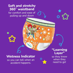 Huggies Pull-Ups Unisex-dagsbleer, str. 6, 20 Bukser