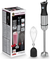 Proficook® 2In1 Stabmixer & Schneebesen | Stabmixer 1000 Watt Für Mixen, Zerkleinern & Pürieren | Smoothie Maker M. Langem Mixstab | Pürierstab M. Edelstahlgehäuse & Soft Touch-Griff | PC-SMS 1220 Mama si Copilul Naty Shop Xxl-Stabmixer-Set Inkl. Schneebesen Pc-Sms 1220