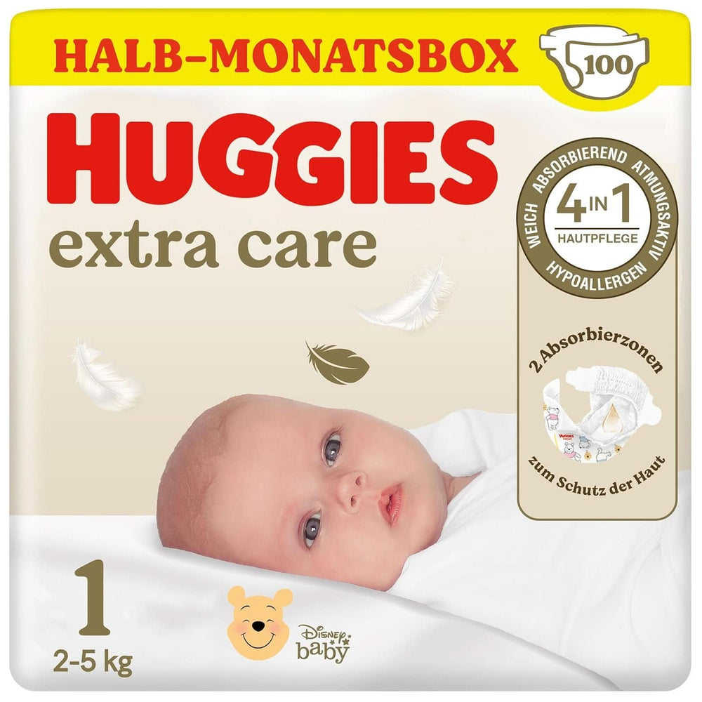 Scutece Huggies pentru nou-născuți nou-născuți mărimea 1, cutie pentru jumătate de lună Mama si Copilul Naty Shop Mărimea 1 (nouă)