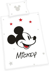 Mickey Mouse sengetøj, vendbart, 100% bomuld Sengetøj - børn Naty Shop Standardtitel
