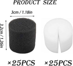 50 stk. 32*30mm hydroponiske svampe Rockwool formering hydroponisk system formering Svampe blok frøplante svampe Drivhus hydroponic system til dyrkning af grøntsager og blomster frøplanter