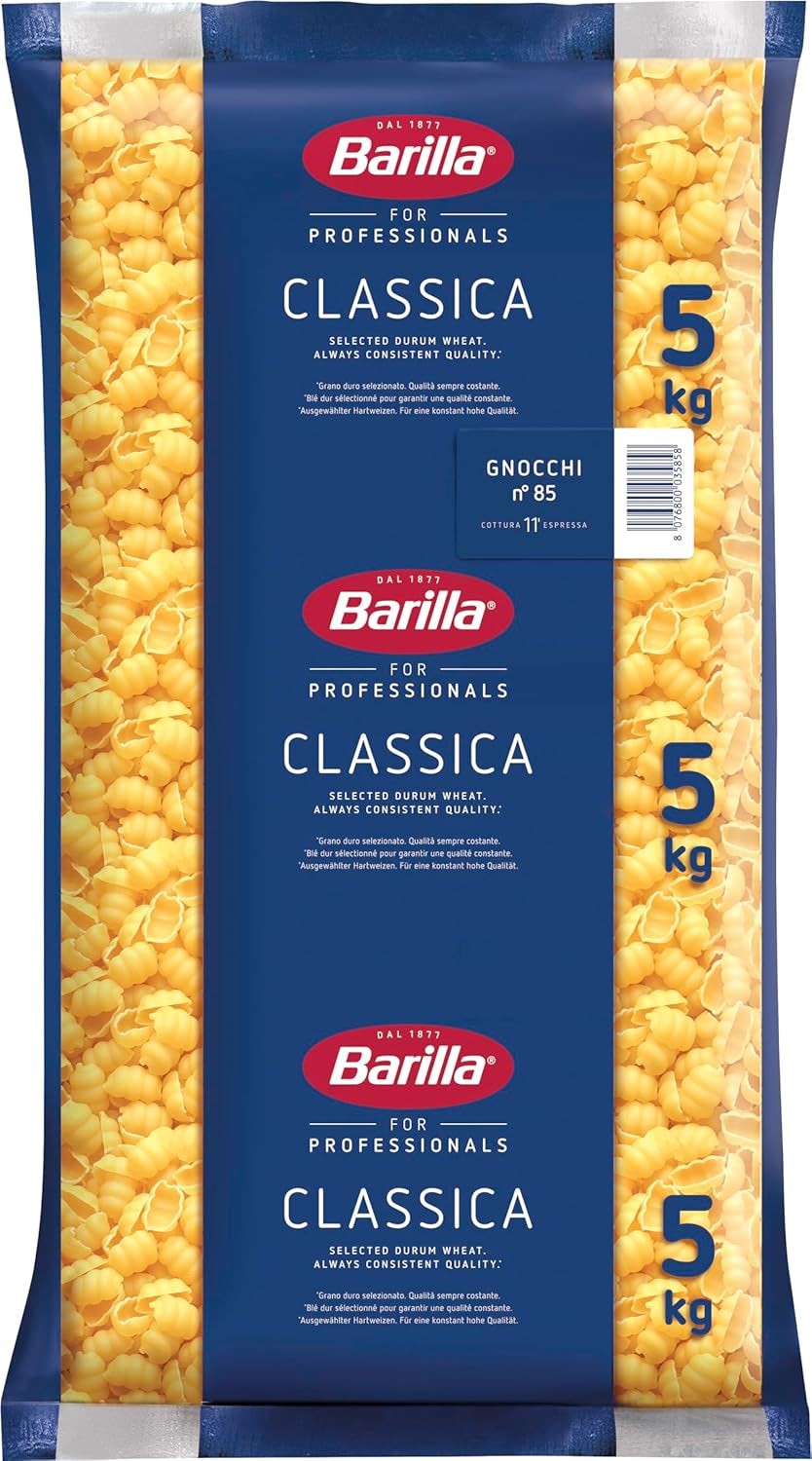 Barilla Pasta Gnocchi no. 85 - 1 pakke (1x5 kg)