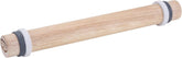 Dr. Oetker Rollholz inkl. Distansringen – Hochwertiges Teigroller Set fra FSC-certificeret Gummiholz mit abnehmbaren Silikonringen for gejängemes Ausrollen