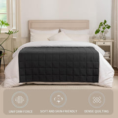 Good Nite Vægtet tæppe til voksne Grå Afslapningstæppe til og til afslapning Vægtet tæppe Grå 125X150Cm 4Kg Dyner og dyner Naty Shop