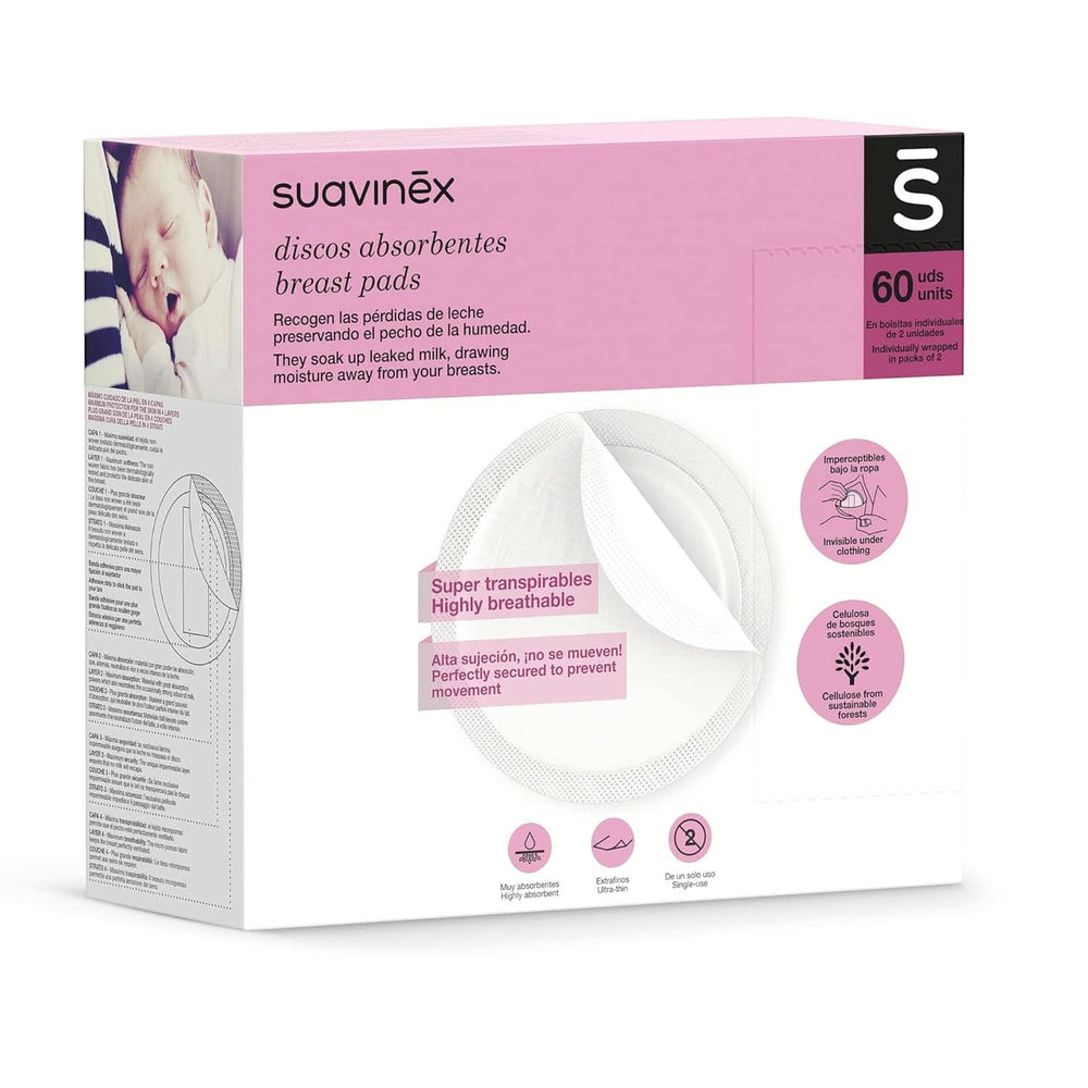 Suavinex 3182126 - Ammet tamponpakke med 60 tilbehør Mad og amning Bebe Naty Shop