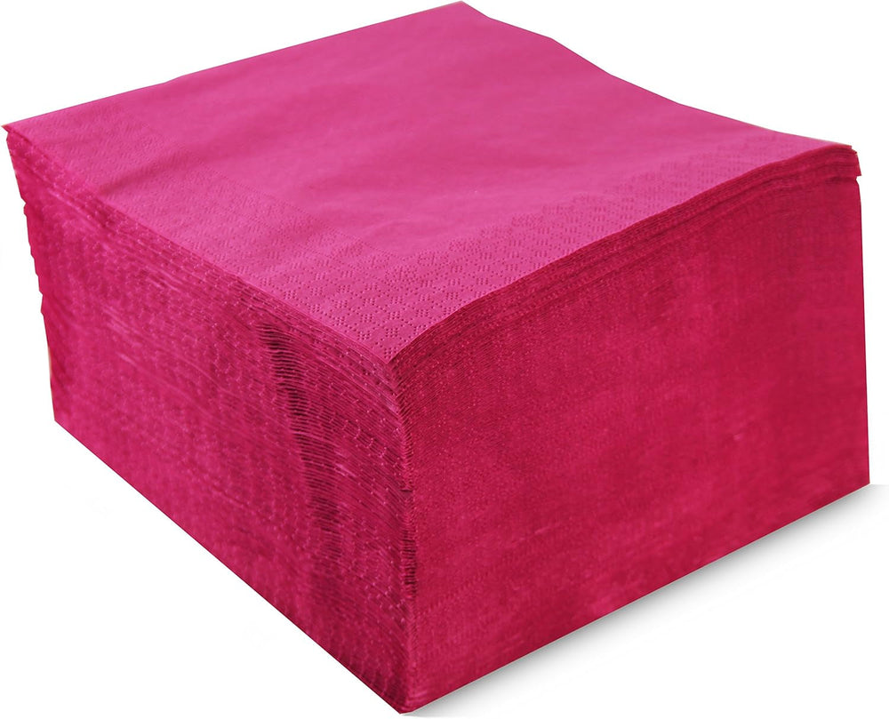Lampă suspendată Ser42307107 Collection, șervețel 40 X 40, 2 straturi, 1/4 fold, 100 șervețele, 2 straturi uni cu margine, fucsia