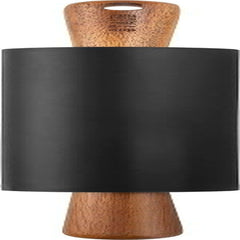 STAUB Teigroller, Nudelholz, Længde: 45 cm, Rollbreite: 26 cm, Schwarzes BPA-freies Silikon und Akazienholz, Ergonomischer Griff, Schwarzes og Braun