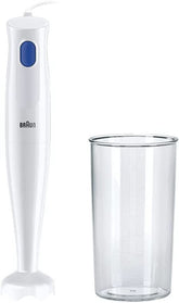 Braun Stabmixer MQ10.001PWH + Messbecher 600 Ml, 5 Jahre Service, Leicht, Easytwist-System Zum Einfachen Wechseln Des Zubehörs, Splash Control-Technologie Ohne Spritzer Bucatarie Naty Shop