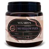 VEGAIROA - No Yellow Plex Mask - Mască neutralizantă pentru tonuri galbene și portocalii - Îngrijire hidratantă - Pigment violet - Produs profesional vegan de coafură - 275 g Masca de par Naty Shop Titlu implicit