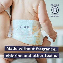 Eco babybleer - størrelse 3 (4-9 kg), 1 pakke (26 bleer), ultrabløde bleer til følsom hud, økologisk bomuld, op til 12 timers lækagebeskyttelse, ny størrelsesguide