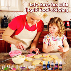 Madfarve - Højkoncentreret flydende madfarve til kager, bagning, påskeæg, drikkevarer - Sukkerfri madfarve til fondant, glasur, slim, kagedekoration (Red Velvet, 236ml)