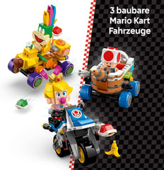 LEGO Super Mario: Mario Kart - Baby Peach & Grand Prix-sæt, Nintendo-figurer - Toad, Lakitu, Baby Peach og Lemmy, Gave til drenge, piger og spillere 8+, Eventyrlegetøj 72036 Byggesæt Beuche den LEGO-Store