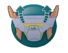 NYE 38 PLUS STØRRELSE PAMPERS PREMIUM TRUSSER. 4,9-15 kg