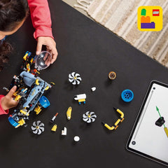 LEGO Technic Deep Sea Explorer Ubådsbyggelegetøj til børn 9 år gamle drenge og piger Kreative fødselsdagsgaveideer Byggebart køretøj med roterende propeller 42201 Byggesæt Besuche den LEGO-Store