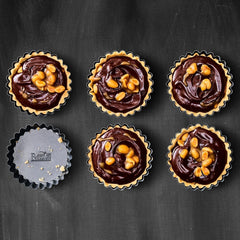 RBV Birkmann Premium Bagning, tærteform, Ø 10 cm, 6 stykker, med aftagelig bund Forme og bageplader Naty Shop