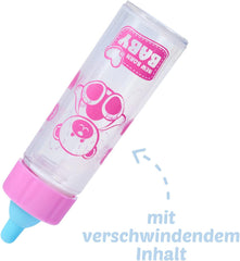 Simba 105562487 - New Born Baby First Ammesæt, dummy, ble og mælkeflaske med forsvindende indhold, til 38-43 cm dukker Naty Shop Dolls