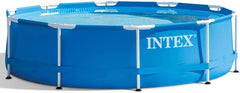 Intex 28202GN overjordisk pool med metalramme - Ø 305 x 76 cm, blå