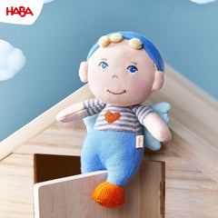 HABA Guardian Angel Mats - Dukke i plys stof (15 cm), ideel velkomstgave til babyer og småbørn - vaskbar ved 30°C - 2011869001 Dolls Naty Shop