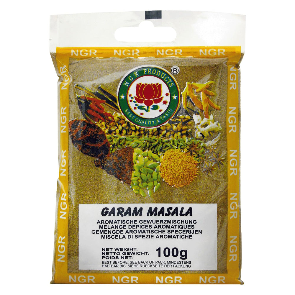 Garam Masala, Gewürzmischung zum Würzen von Gerichten, vegansk, halal, glutenfri (1 x 100 g)