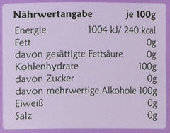 Originalt birkesukker fra Finland, 1 Kg Sweeteners Naty Shop