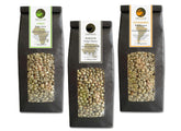 Cafea crudă - Cafea verde Kenya, India, Brazilia (pachet redus boabe de cafea verde 3x500g) - certificat GMP