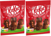 NESTLÉ Easter Friends Mini mælkechokolade påskefigurer med sprøde stykker, pakke med 2 (1 x 65 g)