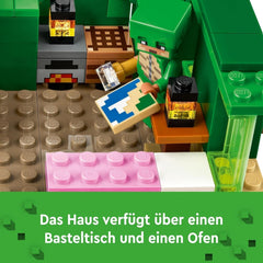 LEGO Minecraft The Turtle Beach House Legetøjshus med tilbehør til piger og drenge fra 8 år, sæt med dyr og figurer fra videospillet, gave til gamere 21254 Byggesæt Besuche den LEGO-Store