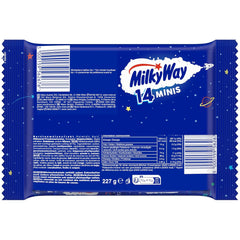 Mini bulk chokoladepakke, minichokoladebarer med nougatcremekaramel, 227 g, chokoladegaveidé, stor chokoladepakke