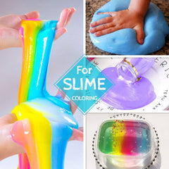 Colorant alimentar - Set de 24 de culori colorant alimentar lichid pentru copt torturi, fursecuri, fondant, macaroane - Colorant alimentar pentru decorarea torturilor, săpunuri DIY, colorant pentru artizanat - 6 ml fiecare