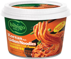 BIBIGO - Koreanske Chili Topokki Udon Nudler. Type - (1 X 187,2G)