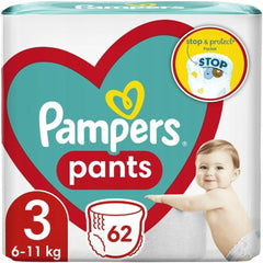 Pampers Pants bleer str. 5 (12-17 kg), 48 stk., beskyttelse og komfort. Let at bruge Pampers bleer.