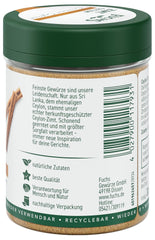 Fuchs Gewürze - Zimt Ceylon gemahlen | Aus natürliche Ingrediens | 30 g i wiederverwendbarer, genbrugsbarer Streudose