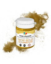 Spiselig glitter med metallisk effekt, New Gold Shimmering, 20 gram Glitter Naty Shop Standardtitel