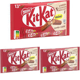 Nestlé Mini Chokoladestænger Mælkechokolade Crunchy Wafer Bars 3 Pakke (1 x 217g)