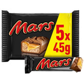 Mars chokoladebarer, karamel, chokolade, 1 pakke med 5 barer (1 x 225 g)