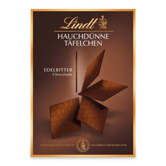 Lindt chokolade ultratynde mørke chokoladebarer | 125 g | Ultratynde barer af den fineste mørk chokolade | Især tynd og fin | Chokoladegave (1 pakke)