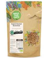 Hrișcă prăjită organică Wholefood Earth, 1 kg