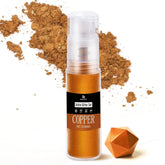 DecoRom, spiseligt glitter, pudder, 10 gram Glitter Naty Shop Copper