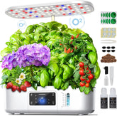 Indendørs Urtehave Hydroponic Grow System Kit med Grow Light