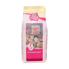 Funcakes Mix Für Enchanted Cream®: Einfach Zu Verwendende, Sehr Leichte Und Flauschige Schneeweiße Creme, Perfekt Zum Füllen Und Abdecken Von Kuchen Oder Als Belag Für Cupcakes, Halal., 900 G Amestec pentru copt si gatit Naty Shop 900 G (1Er Pack) Vanille
