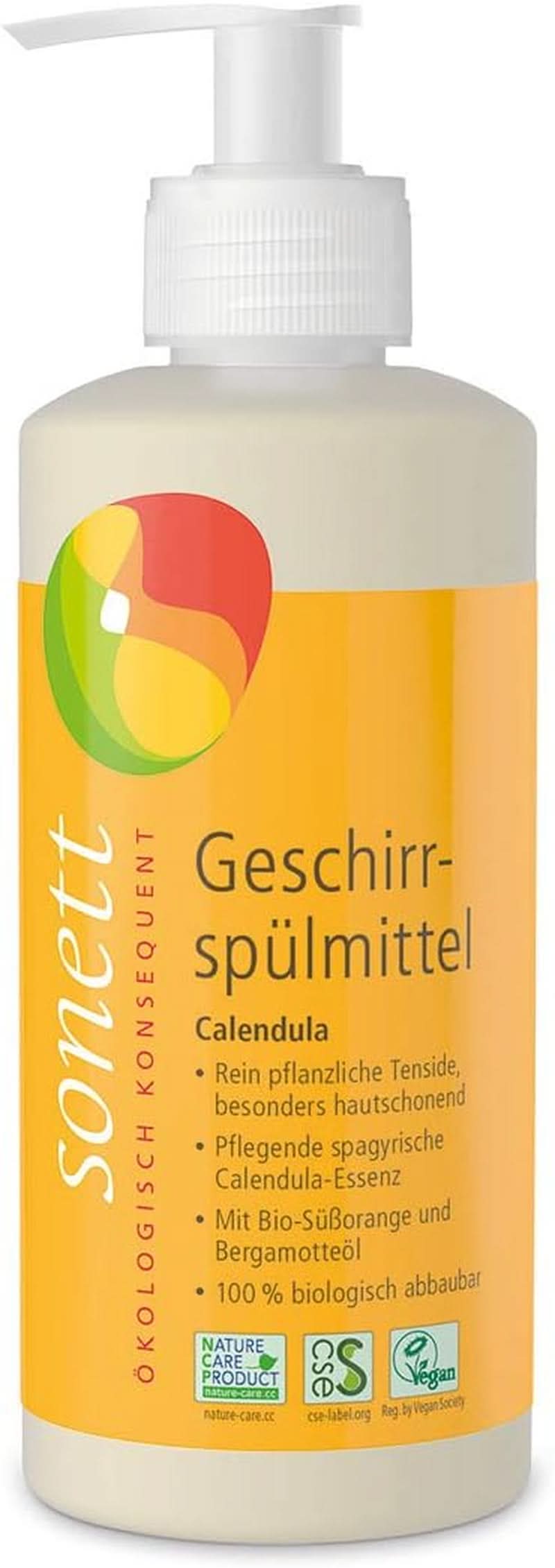 Sonett Calendula opvaskemiddel, 300 ml Køkkenopvaskemidler Naty Shop 300 ml