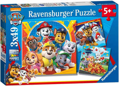 Ravensburger puslespil til børn 3X49 brikker - Paw Patrol - Paw Patrol Puslespil Naty Shop Single