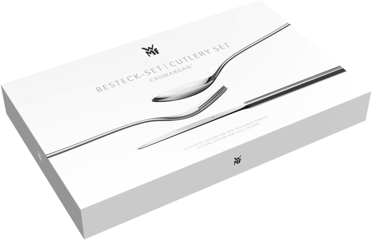 WMF Sitello set tacâmuri 6 persoane, Cromargan, set tacâmuri 30 piese, cuțite monobloc Bucatarie Naty Shop