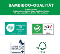 Bambiboo engangsbleer, hudvenlige, fine bambusfiber - Babyble-trusser - Engangsblebetræk - Følsom hudbeskyttelse - Meget absorberende - Størrelse 4 (Maxi), 16 stk.