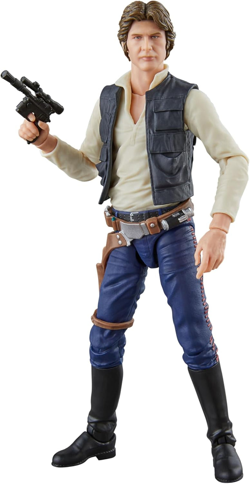 Star Wars The Black Series Han Solo, Star Wars: A Hope Premium Collectible Action Figur (15 cm) Actionfigurer Naty Shop Standardtitel