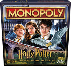 Monopol Harry Potter Edition brætspil, familiespil for 2 til 6 spillere, i alderen 8+ - tysk version