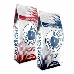 CAFFÈ BORBONE Boabe de cafea Mix ROȘU și ALBASTRU 500g x 2