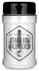 Ankerkraut Steak & BBQ Salzflocken, zum verfeinern von Steaks, Salaten eller auch Süßspeisen, 190g im Streuer
