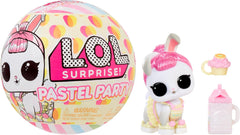 L.O.L. Surprise! Pastel Party Hops Tot - 1 păpușă ediție specială cu 6 surprize, inclusiv modă și accesorii magice de primăvară, două păpuși de colecționat, pentru copii de la 4 ani în sus Papusi Naty Shop Titlu implicit